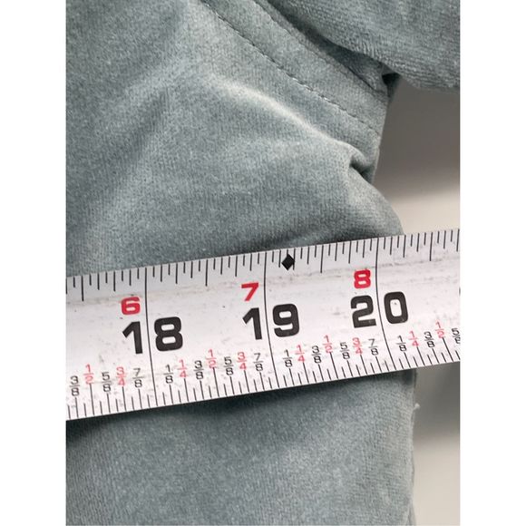 Forever 21 Jacket Sherpa Lined Women Large Blue Green Velour Trucker - Picture 10 of 14